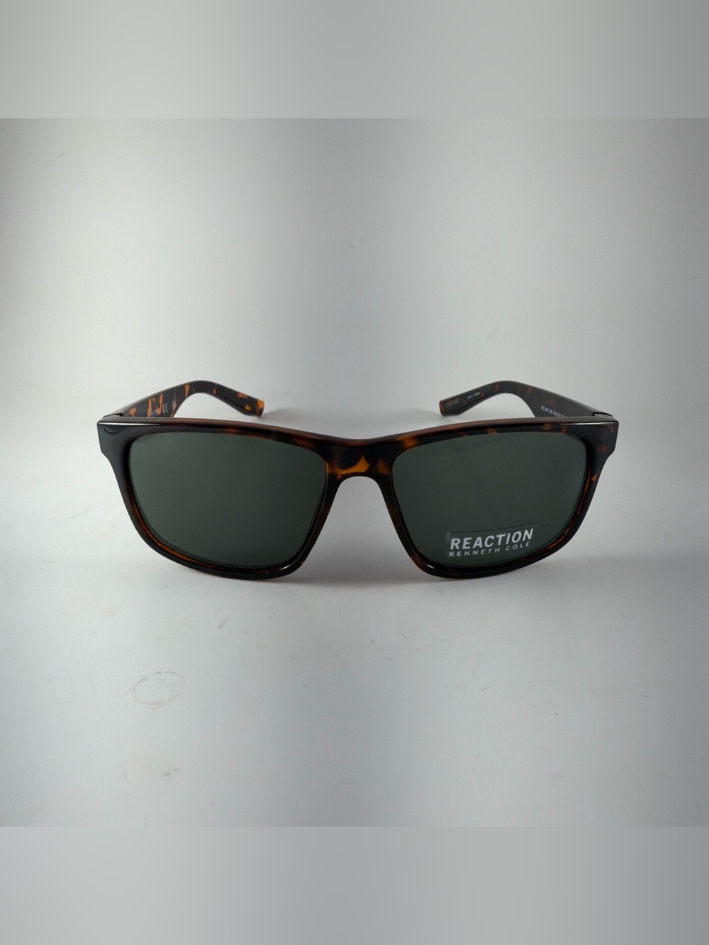 Reaction Kenneth Cole KC1385 Sunglasses Tortoise Brown Dark Lens 59-16-135 NEW